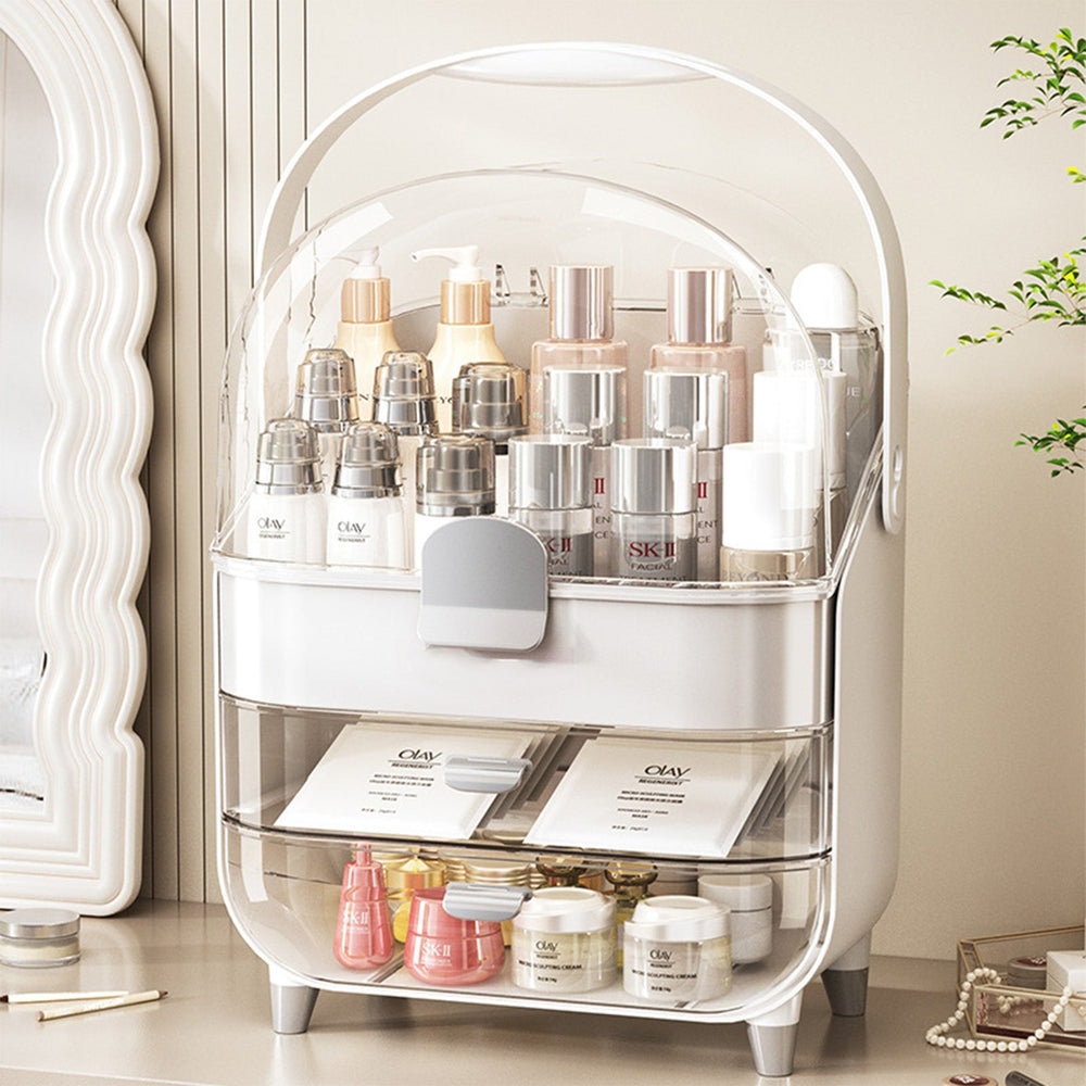 Bellordine Vanity Vault — Dustproof Makeup & Skincare Organizer