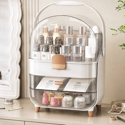 Bellordine Vanity Vault — Dustproof Makeup & Skincare Organizer