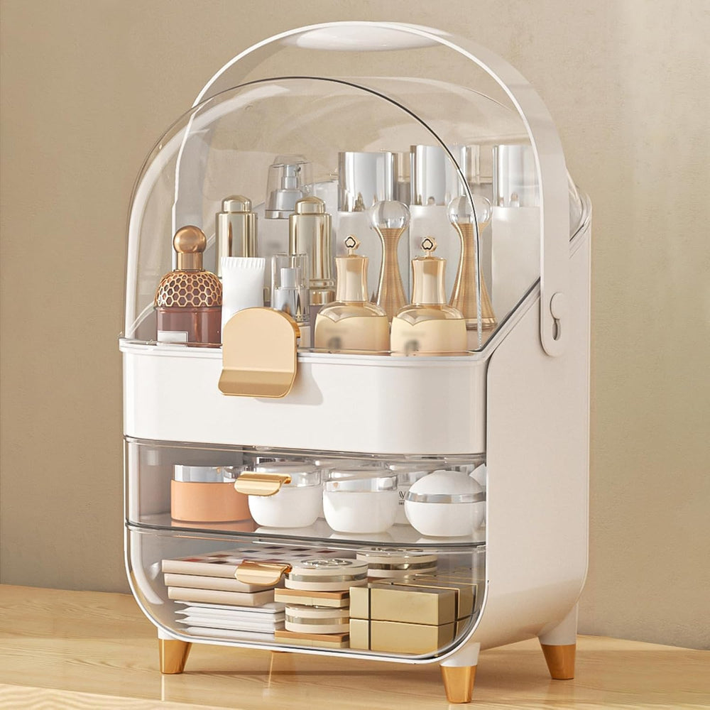 Bellordine Vanity Vault — Dustproof Makeup & Skincare Organizer