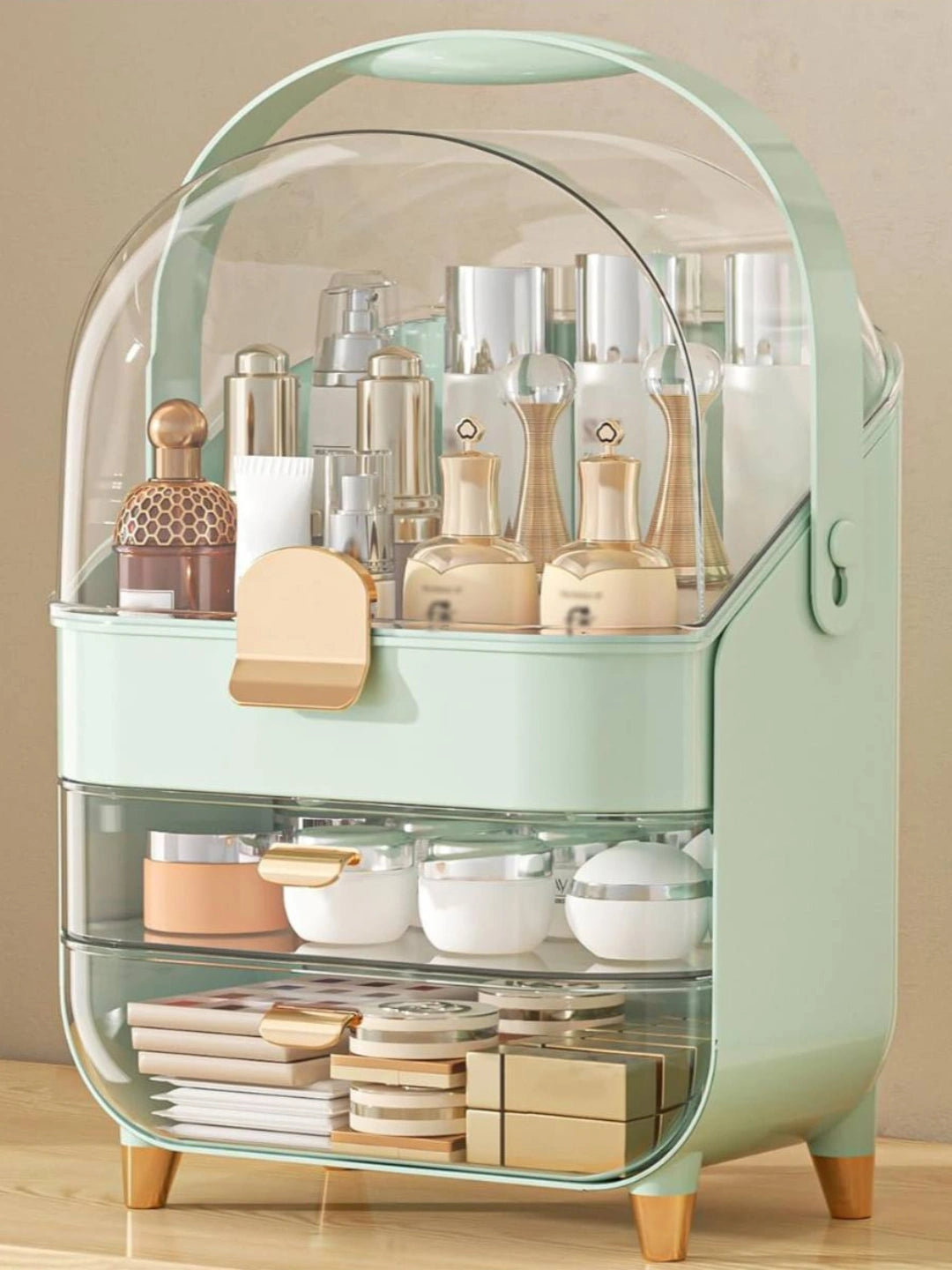 Bellordine Vanity Vault — Dustproof Makeup & Skincare Organizer
